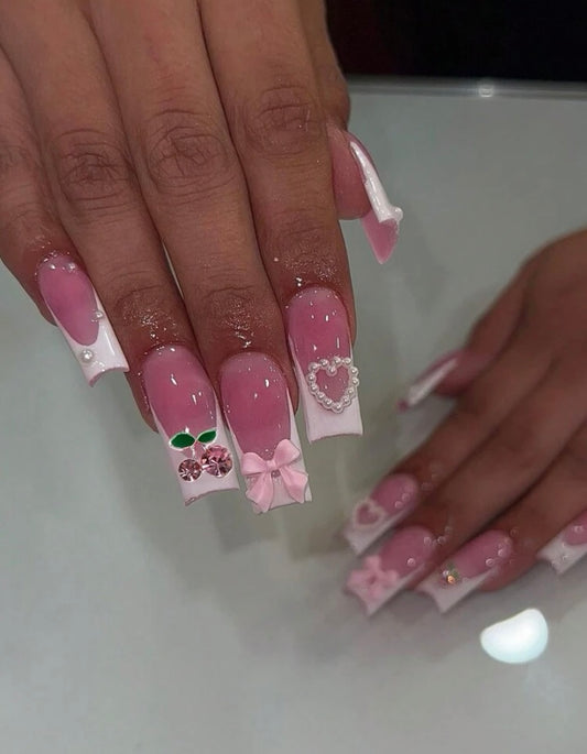 Cherry On Top Press On Nails